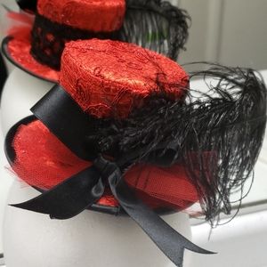 Accessories - Gothic Burlesque Mini Top Hat Accessories - Gothic Burlesque Mini Top Hat